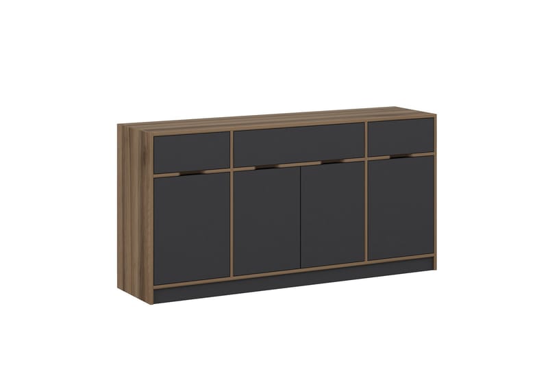 Munna Konsolbord 180 cm - Valnød/Antracit - Møbler - Borde - Aflastningsbord - Entrébord