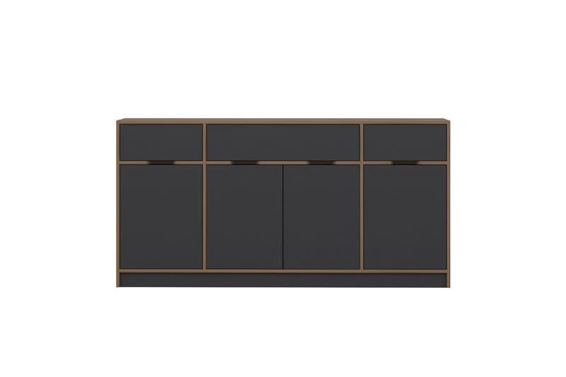 Munna Konsolbord 180 cm - Valnød/Antracit - Møbler - Borde - Aflastningsbord - Entrébord