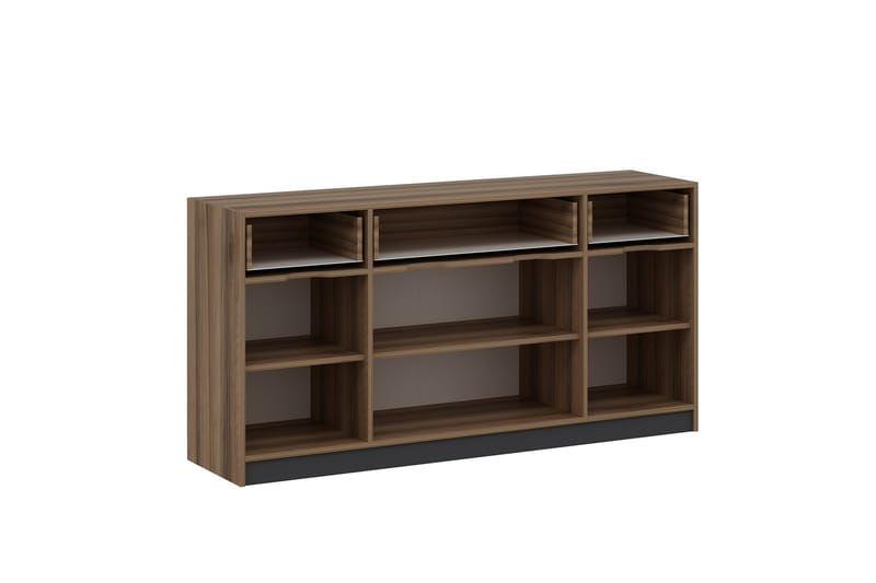 Munna Konsolbord 180 cm - Valnød/Antracit - Møbler - Borde - Aflastningsbord - Entrébord