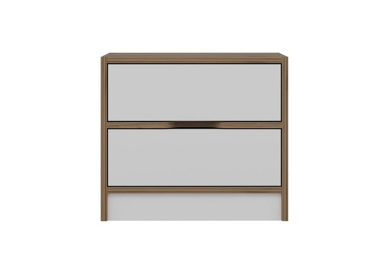 Munna Natbord 54 cm - Valnød/Hvid - Møbler - Borde - Aflastningsbord - Sengebord