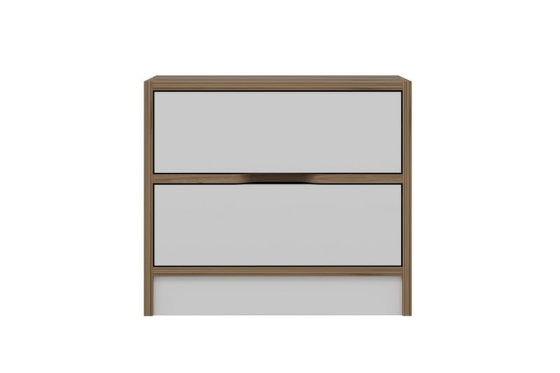 Munna Natbord 54 cm - Valnød/Hvid - Møbler - Borde - Aflastningsbord - Sengebord