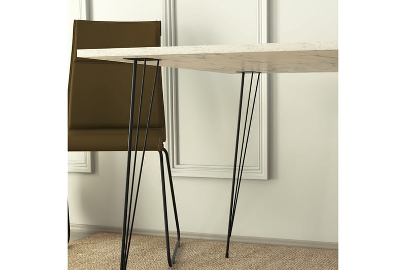Murtwell Bord 90 cm - Sort/Hvid - Møbler - Borde - Aflastningsbord
