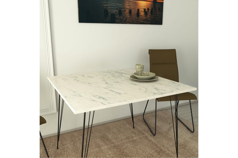 Murtwell Bord 90 cm - Sort/Hvid - Møbler - Borde - Aflastningsbord
