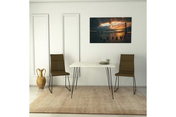 Murtwell Bord 90 cm - Sort/Hvid - Møbler - Borde - Spisebord og køkkenbord