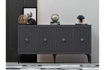 Naruyuki Konsolbord 150 cm - Antracit/Sølv - Møbler - Borde - Aflastningsbord - Entrébord