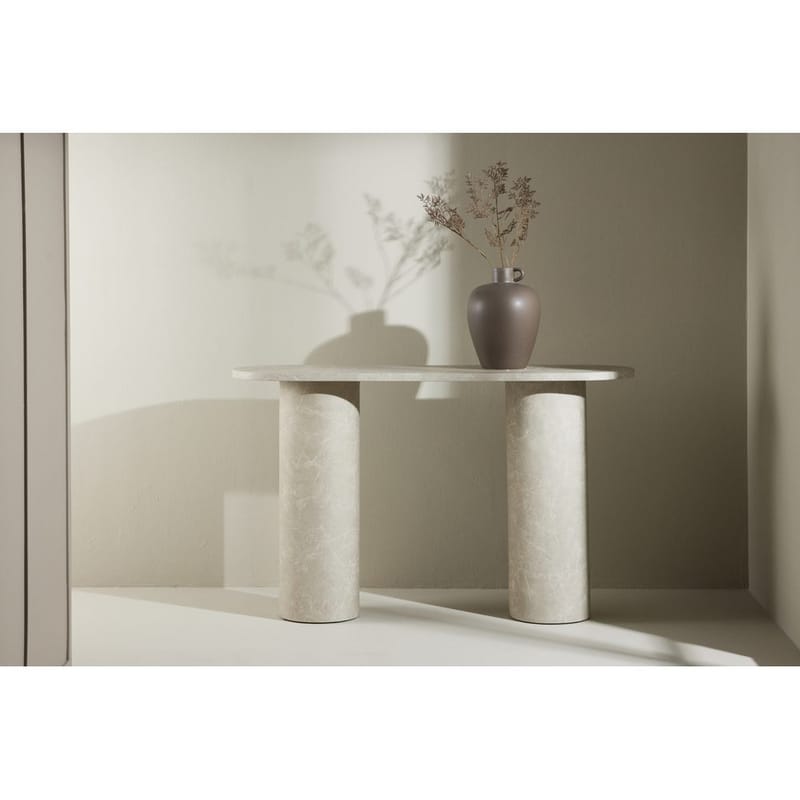 Narvik Sidebord 130 cm - Beige - Møbler - Borde - Aflastningsbord - Lampebord