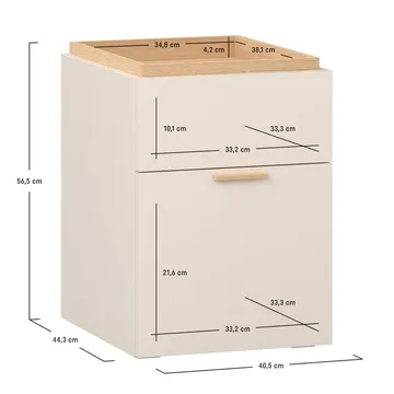 Natbord 4 You Fresh - Sandbeige - Møbler - Borde - Aflastningsbord - Sengebord