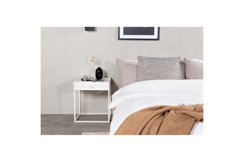 Natbord Bakal - Hvid - Møbler - Borde - Aflastningsbord - Sengebord
