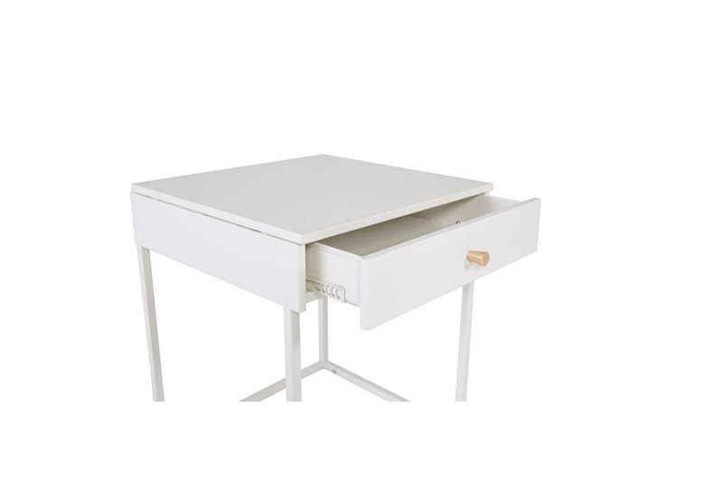 Natbord Bakal - Hvid - Møbler - Borde - Aflastningsbord - Sengebord