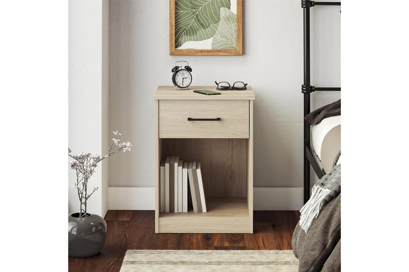 Natbord BrEZ Blond eg - Blond eg - Møbler - Borde - Aflastningsbord - Sengebord