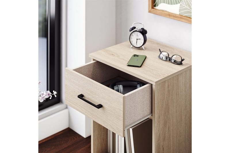 Natbord BrEZ Blond eg - Blond eg - Møbler - Borde - Aflastningsbord - Sengebord