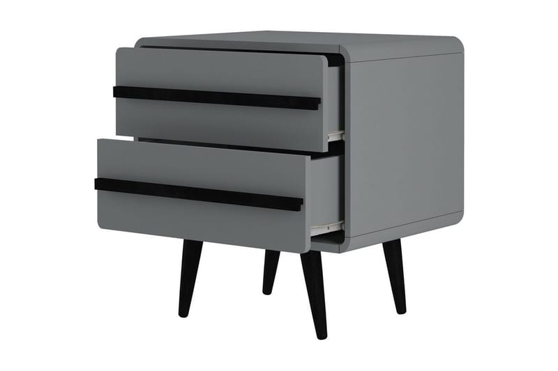 Natbord Chantal Grå - Grå - Møbler - Borde - Aflastningsbord - Sengebord