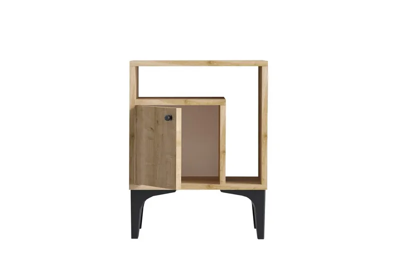 Natbord Cliffmarch Sudamal Eg, Sort/Mørkfarvet træ