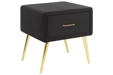 Natbord Flayat Sort, guld