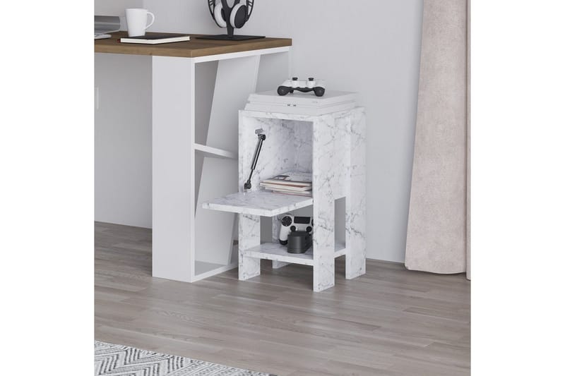 Natbord Haelyn Carrara Marmor - Carrara Marmor - Møbler - Borde - Aflastningsbord - Sengebord