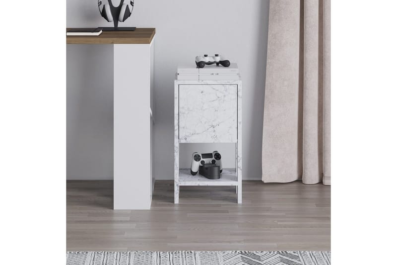 Natbord Haelyn Carrara Marmor - Carrara Marmor - Møbler - Borde - Aflastningsbord - Sengebord