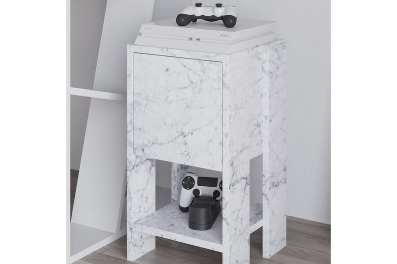 Natbord Haelyn Carrara Marmor - Carrara Marmor - Møbler - Borde - Aflastningsbord - Sengebord