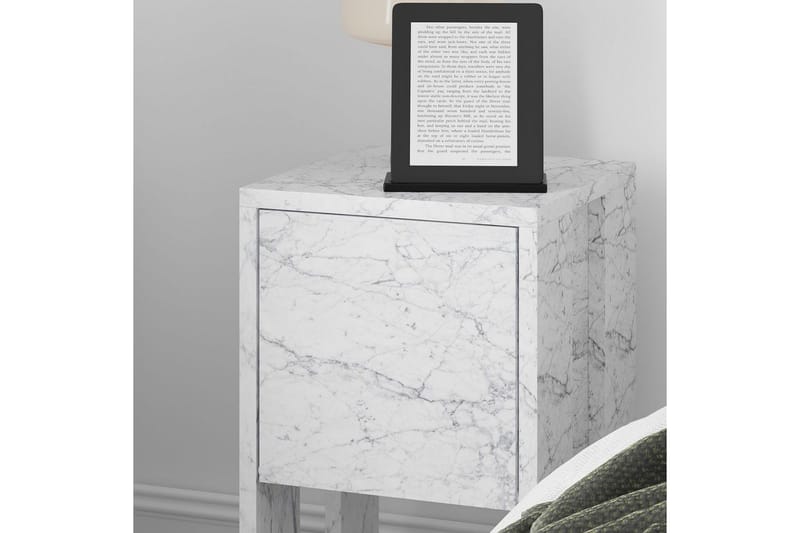 Natbord Haelyn Carrara Marmor - Carrara Marmor - Møbler - Borde - Aflastningsbord - Sengebord