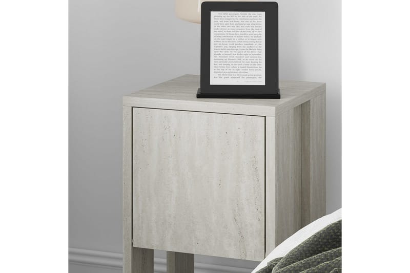 Natbord Haelyn Travertin - Travertin - Møbler - Borde - Aflastningsbord - Sengebord