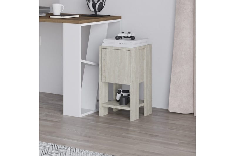 Natbord Haelyn Travertin - Travertin - Møbler - Borde - Aflastningsbord - Sengebord