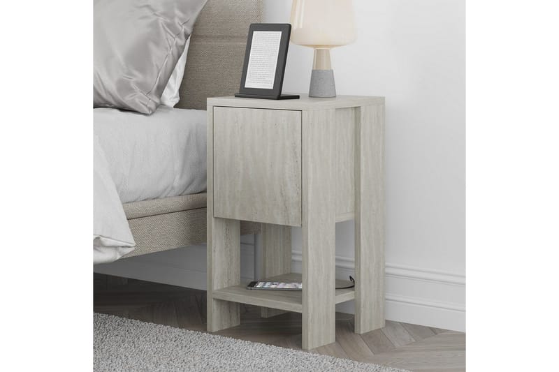 Natbord Haelyn Travertin - Travertin - Møbler - Borde - Aflastningsbord - Sengebord