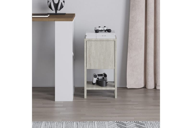 Natbord Haelyn Travertin - Travertin - Møbler - Borde - Aflastningsbord - Sengebord
