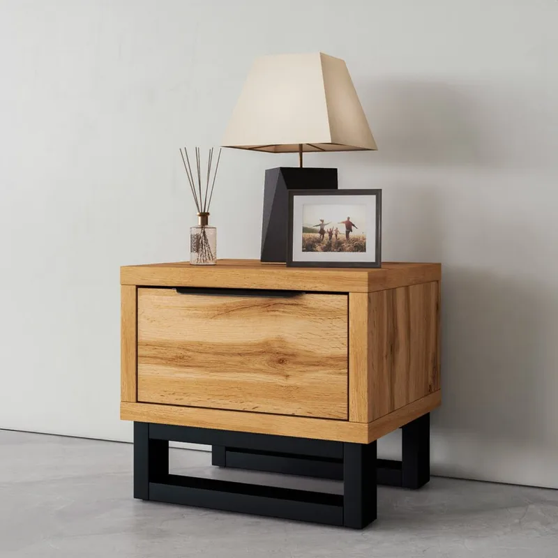 Natbord Halle S 1 Skuffe - Møbler - Borde - Aflastningsbord - Sengebord