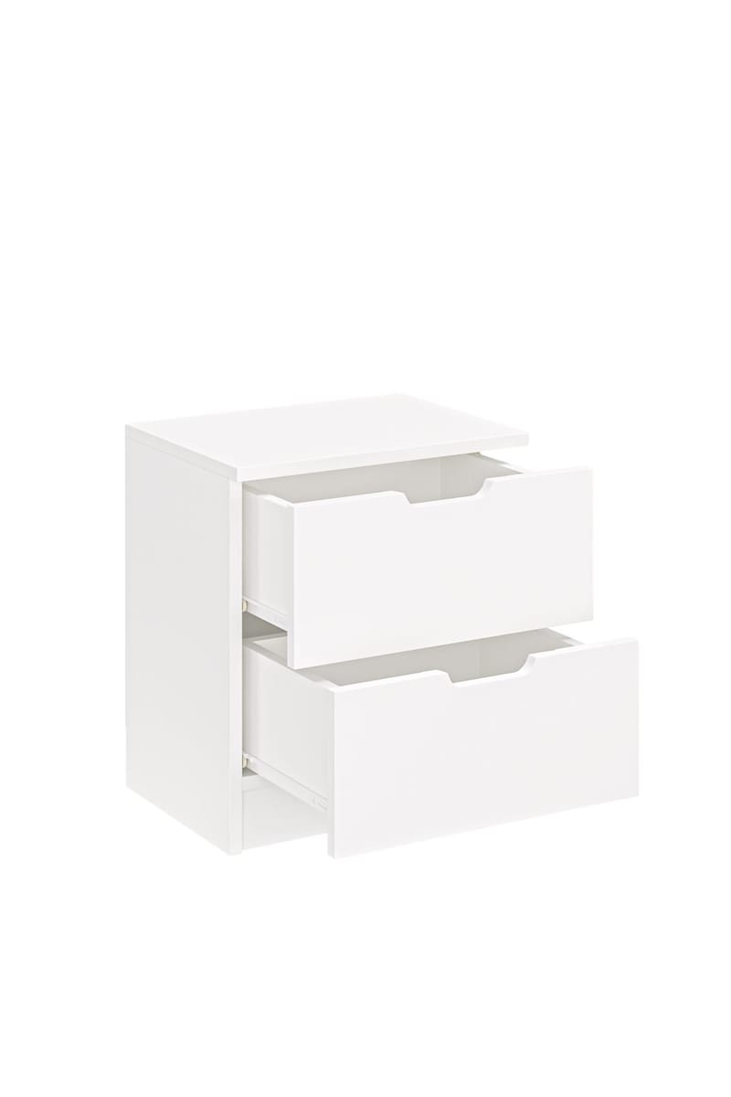 Natbord Hanah Home Lento (45 x 50 x 33 cm) Hvid - Møbler - Borde - Aflastningsbord - Sengebord