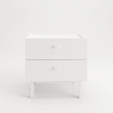 Natbord Hanah Home Luke (47,9 x 47 x 36,8 cm) Hvid - Hvid - Møbler - Borde - Aflastningsbord - Sengebord