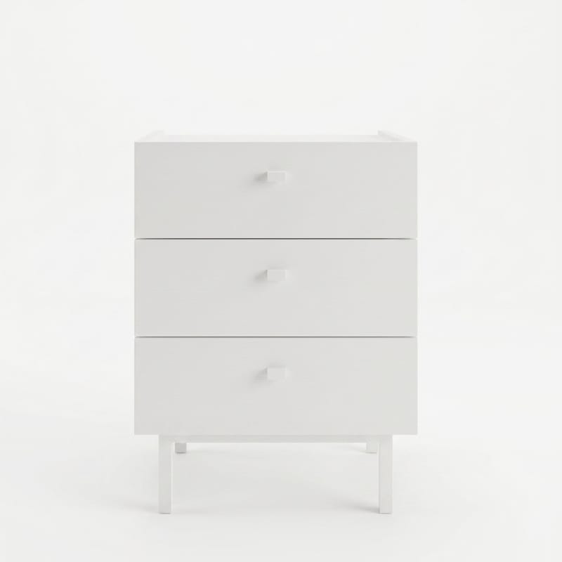 Natbord Hanah Home Luke (47,9 x 63,5 x 36,8 cm) Hvid, Hvid
