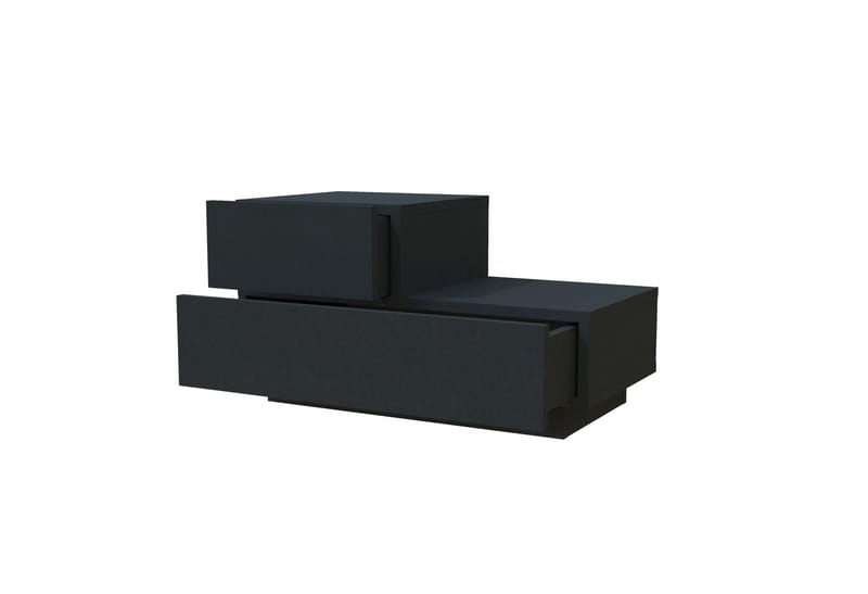 Natbord Homitis Kayra (70 x 35 x 38,3 cm) Antracit - Antracit - Møbler - Borde - Aflastningsbord - Sengebord