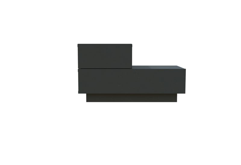 Natbord Homitis Kayra (70 x 35 x 38,3 cm) Antracit - Antracit - Møbler - Borde - Aflastningsbord - Sengebord