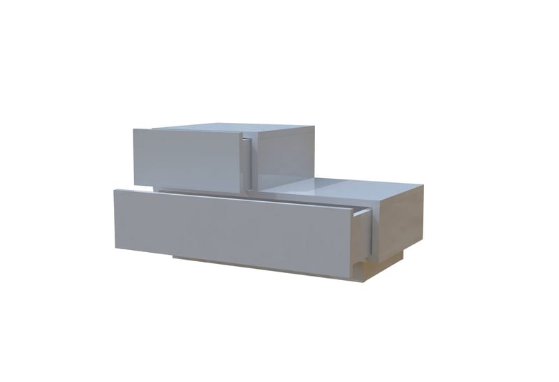 Natbord Homitis Kayra (70 x 35 x 38,3 cm) Hvid - Hvid - Møbler - Borde - Aflastningsbord - Sengebord