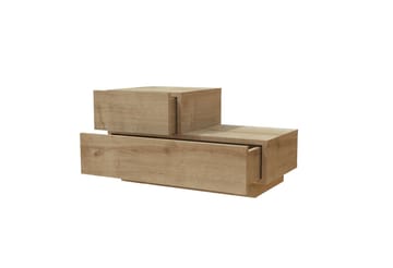 Natbord Homitis Kayra (70 x 35 x 38,3 cm) Sapphire Oak - Sapphire Oak - Møbler - Borde - Aflastningsbord - Sengebord