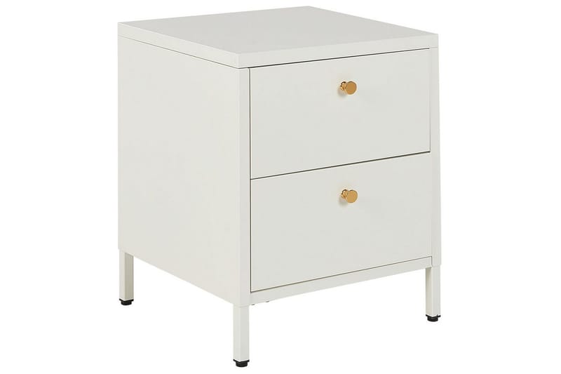 Natbord Kylea Hvid, guld, Hvid, guld