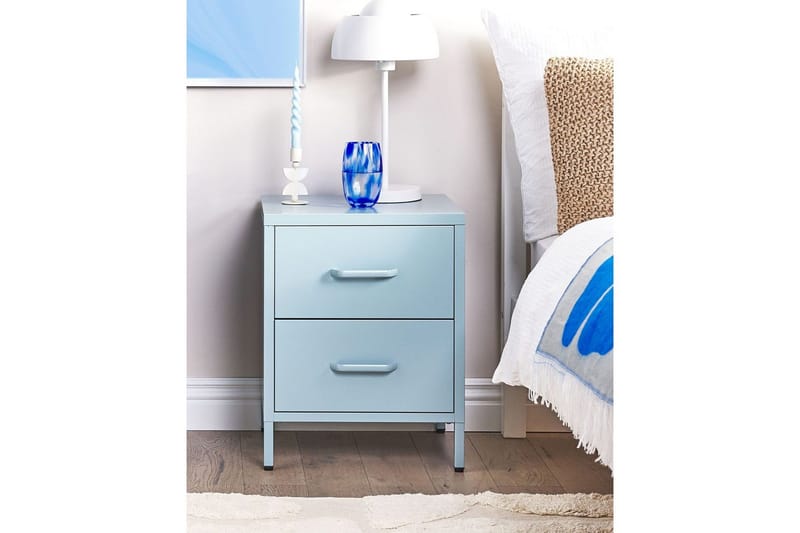 Natbord Malavi Blå - Blå - Møbler - Borde - Aflastningsbord - Sengebord