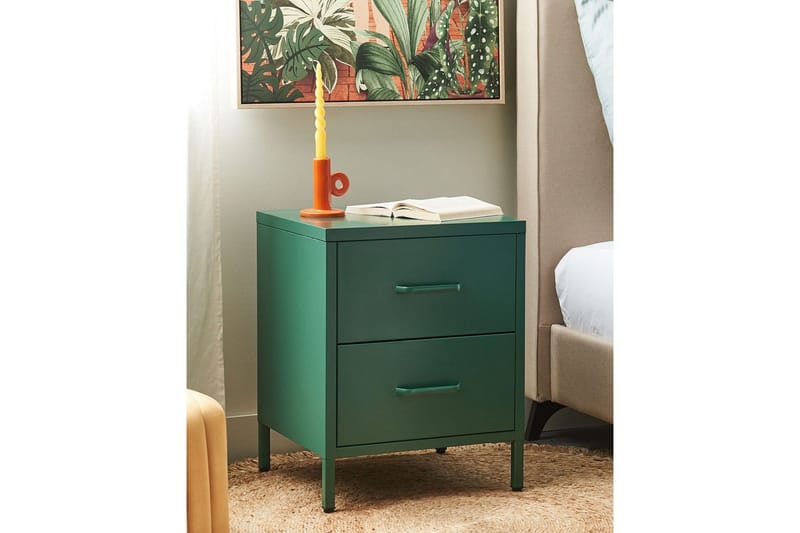 Natbord Malavi Grøn - Grøn - Møbler - Borde - Aflastningsbord - Sengebord