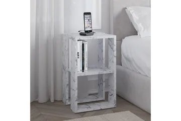 Natbord Quival Carrara Marmor - Carrara Marmor - Møbler - Borde - Aflastningsbord - Sengebord