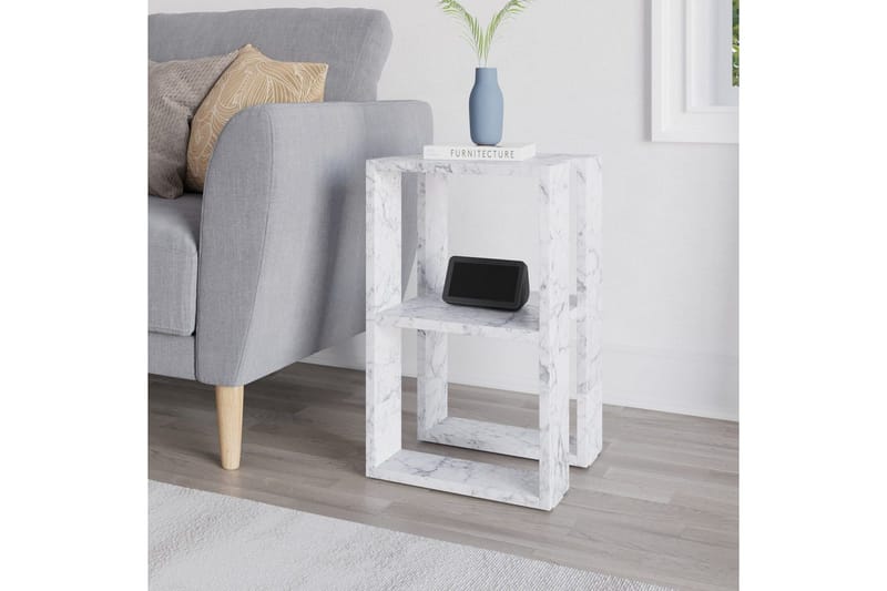 Natbord Quival Carrara Marmor - Carrara Marmor - Møbler - Borde - Aflastningsbord - Sengebord