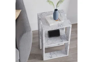 Natbord Quival Carrara Marmor - Carrara Marmor - Møbler - Borde - Aflastningsbord - Sengebord