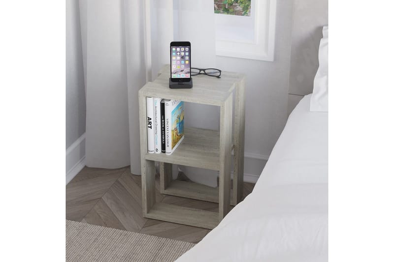 Natbord Quival Travertin - Travertin - Møbler - Borde - Aflastningsbord - Sengebord