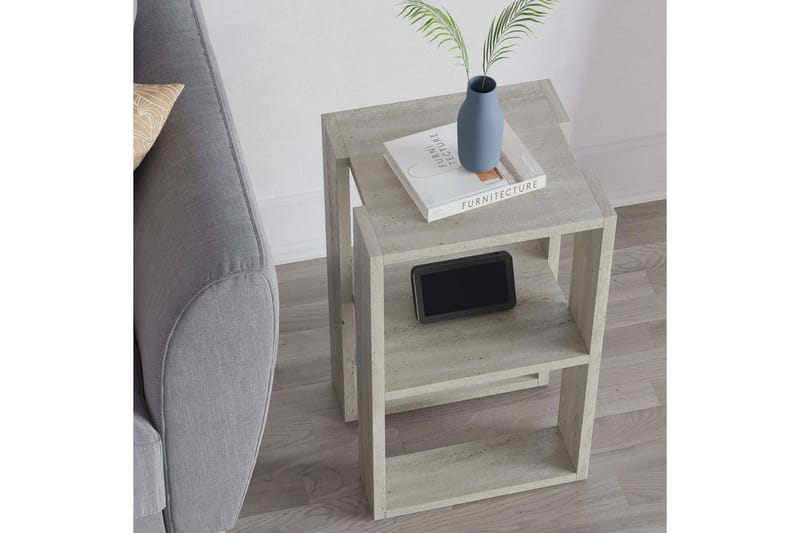 Natbord Quival Travertin - Travertin - Møbler - Borde - Aflastningsbord - Sengebord