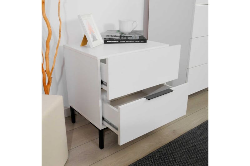 Natbord Serene Hvid - Hvid - Møbler - Borde - Aflastningsbord - Sengebord