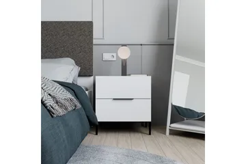 Natbord Serene Hvid - Hvid - Møbler - Borde - Aflastningsbord - Sengebord
