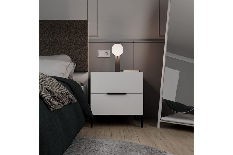 Natbord Serene Hvid - Hvid - Møbler - Borde - Aflastningsbord - Sengebord