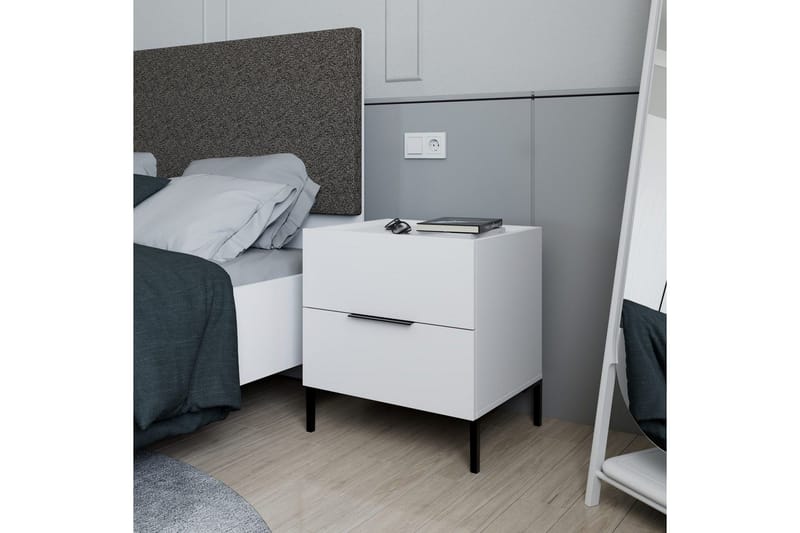 Natbord Serene Hvid - Hvid - Møbler - Borde - Aflastningsbord - Sengebord