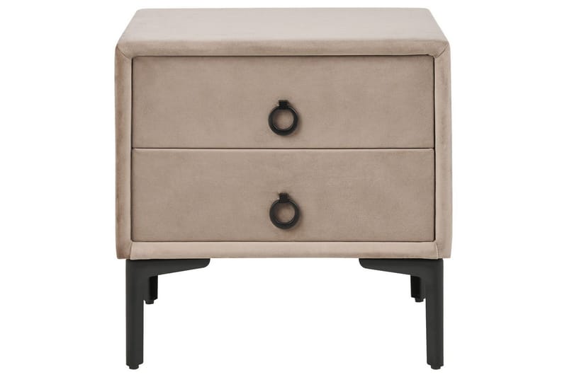 Natbord Sezanne Beige, grå, sort - Beige, grå, sort - Møbler - Borde - Aflastningsbord - Sengebord