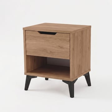 Natbord Skye Decor Bren (44 x 52,2 x 34,4 cm) Eg - Eg - Møbler - Borde - Aflastningsbord - Sengebord
