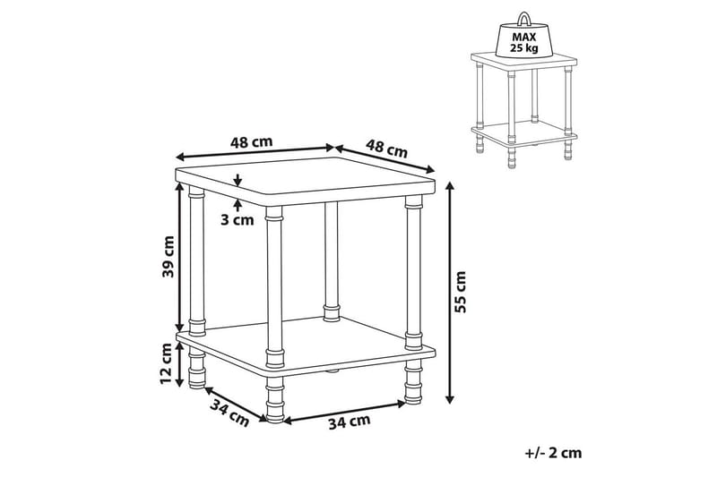 Natbord Veril - Møbler - Borde - Aflastningsbord - Sengebord