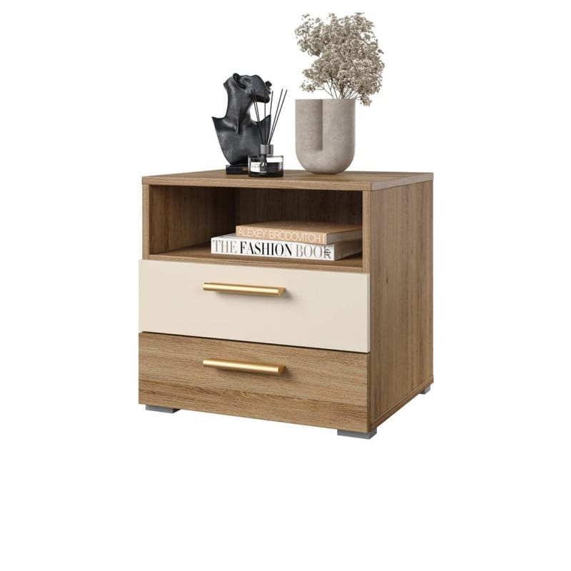 Natbord Vertina med 2 skuffer - Møbler - Borde - Aflastningsbord - Sengebord